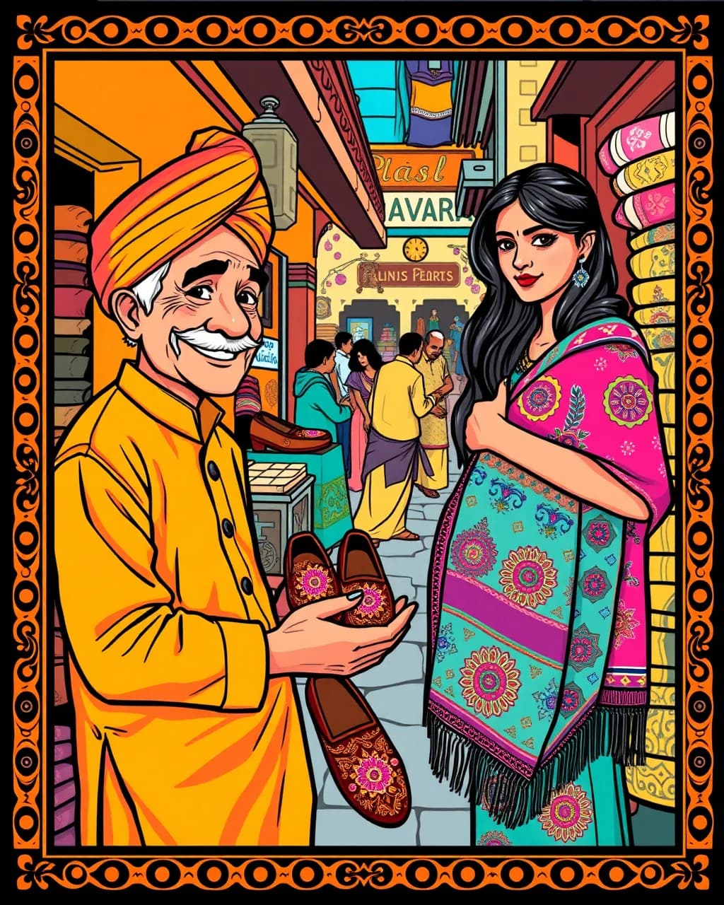 Nehru Bazaar: Mojari Magic & Razai Warmth