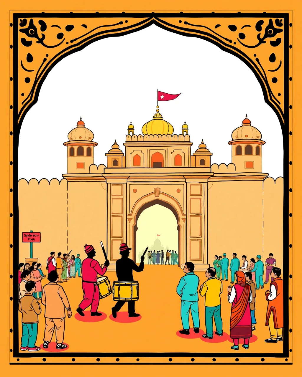Naqqar khana ki dhadkan, City Palace gate par