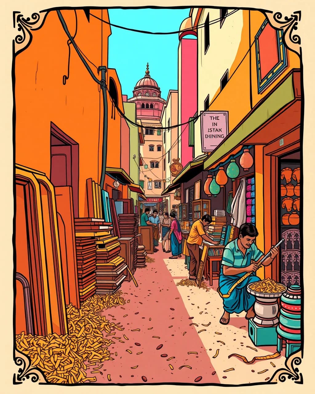 Kishanpole ki carpenters' lane ka jaadu