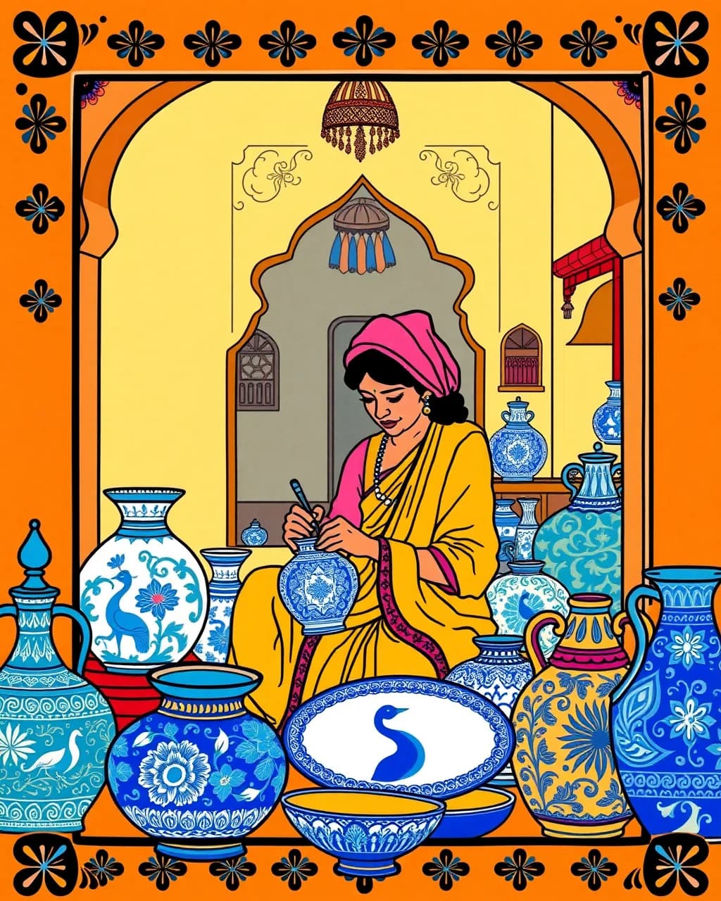 Neela Kamaal: Jaipur's Persian Pottery Magic