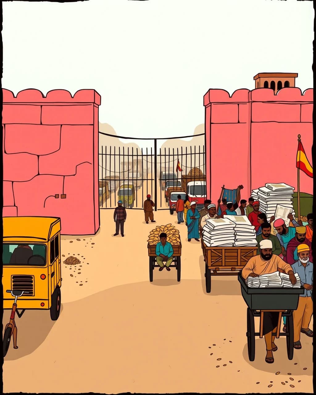 Uganda-DRC border par samaan ruk gaya
