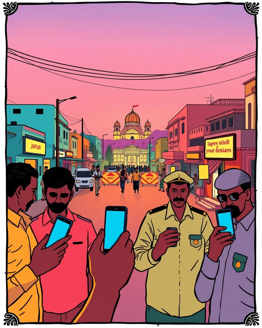 Jaipur mein 24 ghante internet band, dhara 163 bhi
