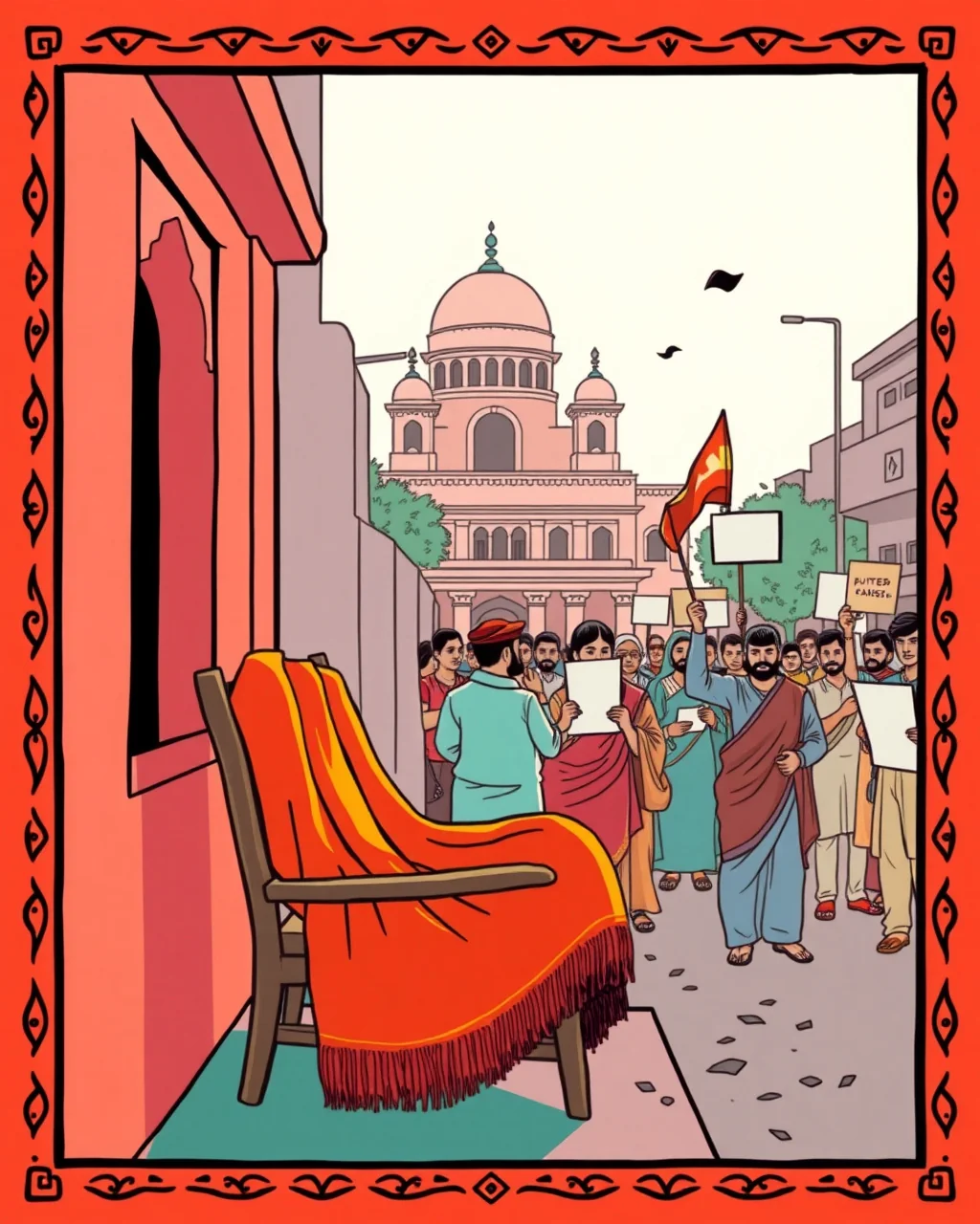Bikaner mein protest, aur sarkar par sawal