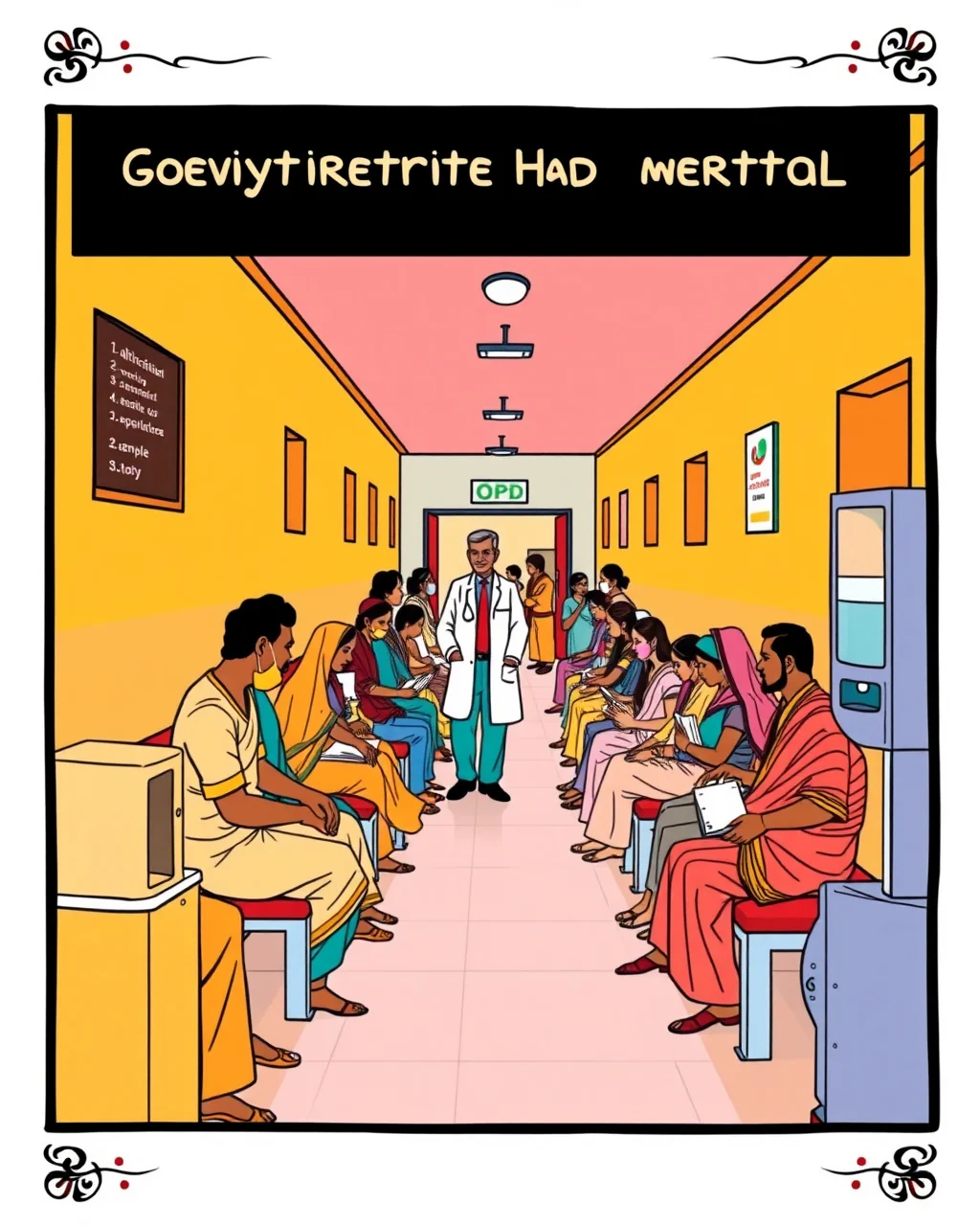 SMS Hospital mein surprise check, OPD par nazar