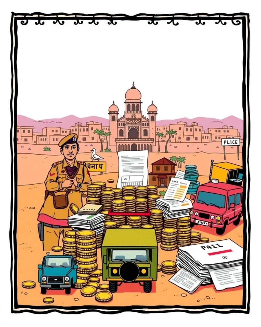 220 crore ki property par police ka bada haath