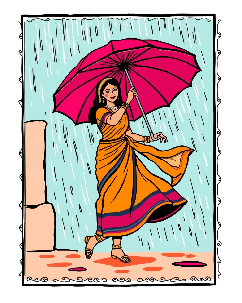 Barish ne diya garmi se chhutkara