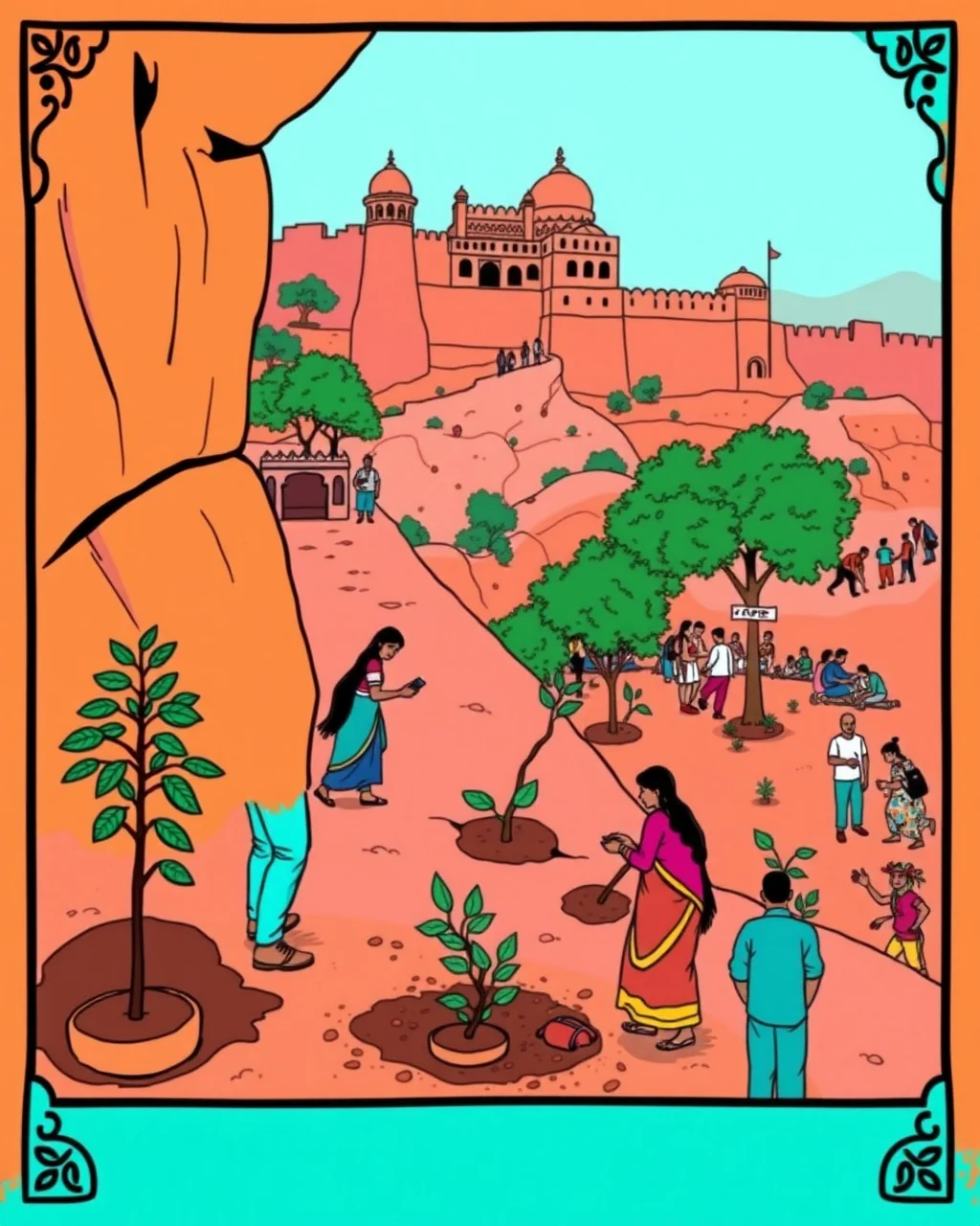 Nahargarh par paudhon ka hisaab, aur ek nayi pehchaan