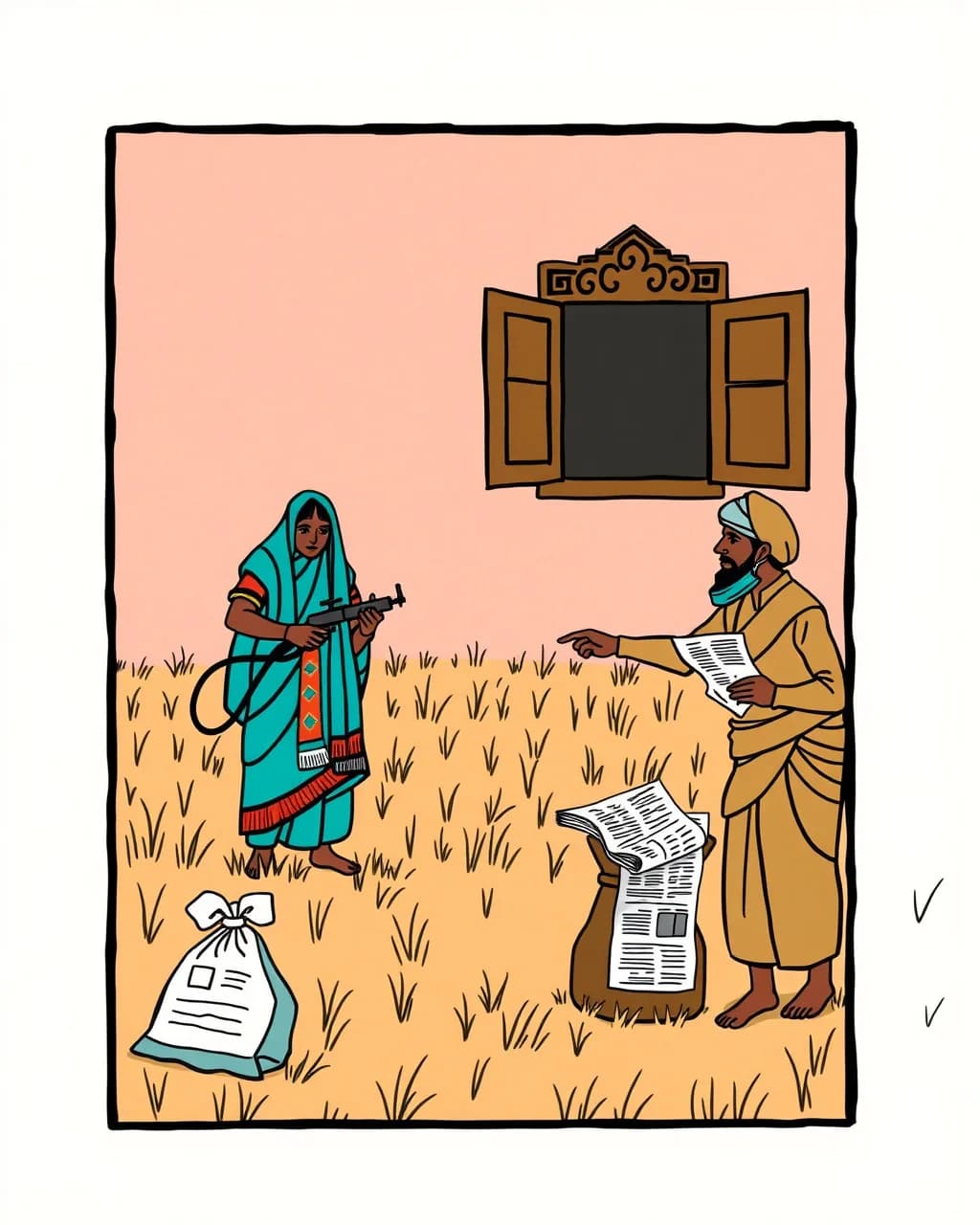 Kheti mein ek chhoti galti, 535 jaanon ki keemat