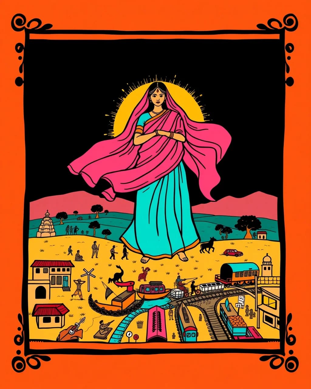 Bharat Mata: ek tasveer, kai roop